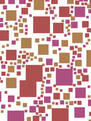 Abstract background with random squares. Pattern for nice concept.