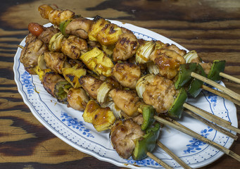 Barbecue on the disk.