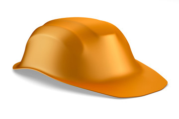 helmet on white background. Isolated 3D image