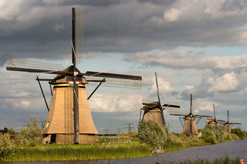 alblasserdam kinderdijk mulini a vento museo all'aperto Olanda Europa