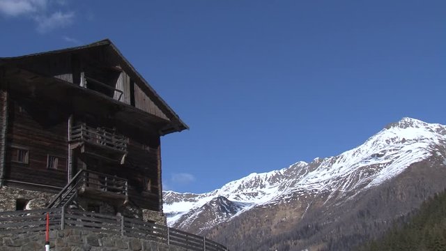 Osttirol, Winkeltal, Villgrater Berge, Winter, Schnee, Bergbauernhof, Almh&uuml;tte