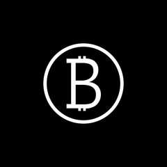 Bitcoin solid icon, finance and business, bitcoin sign vector graphics, a filled pattern on a white background, eps 10.