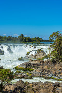 Beautiful waterfall in Laos