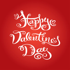 valentines day hand drawn lettering,vintage background