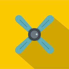 Obraz premium Propeller icon, flat style