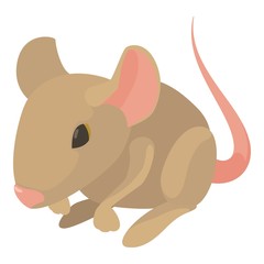 Rat icon, cartoon style