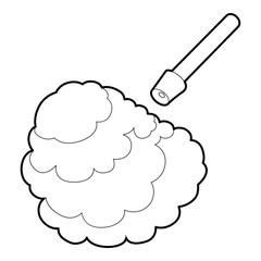 Disinfection icon, outline style