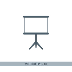 blank icon, vector illustration. Flat design style