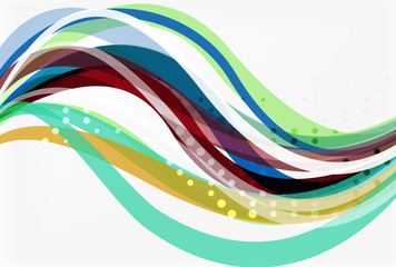 Colorful flowing wave abstract background