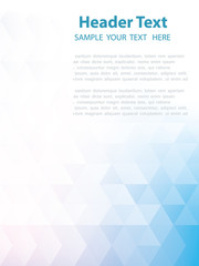 Obraz premium Streszczenie tło składa się z niebieskich trójkątnych kształtów