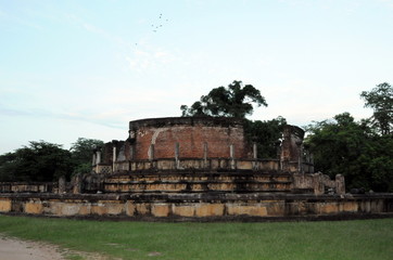 Royal Palace of King Parakramabahu in the world heritage city Polonnaruwa.The Polonnaruwa -...