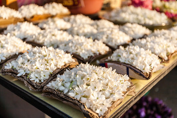 Flowers for pray in Buddhism religion, used as offerings.