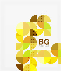 Abstract background of circle elements