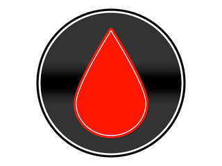 Fototapeta premium Blut tropfen