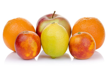 лимон яблоко апельсин