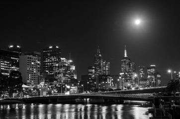 Plakat Melbourne Skyline