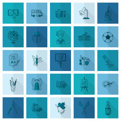 School and Education Icons