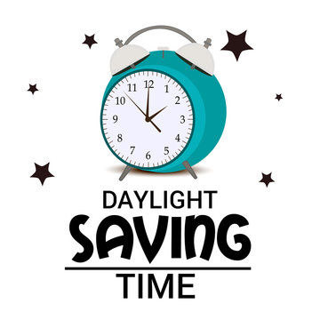 Daylight Savings Time with Clock Concept