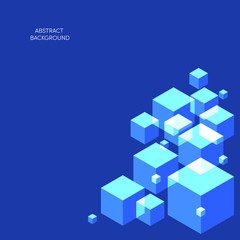 Abstract modern geometric composition background