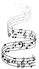Music Note Background - 138549866