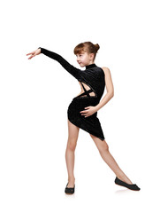 Obraz premium girl dancing latin dances