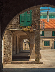 Old town of Pontevedra, Portugal