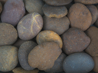 Sea stones background texture