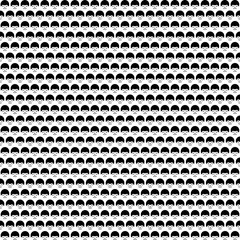 Seamless Patterns - Cartoon character - Emoticon Face Icon - Flat Design Style