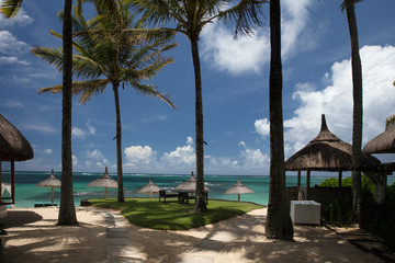 Plage de la côte Est de l'Île Maurice