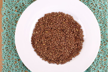 Cereals / Various cereals lying on a plate