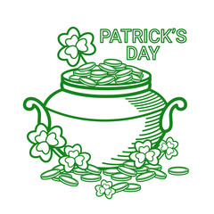 Saint Patrick Day Beer Festival Banner Greeting Card Vector Illustration