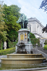 Monument in a park of brussels
