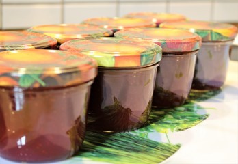 An Image of a homemade jam