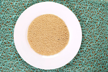 Cereals / Various cereals lying on a plate