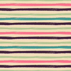 Seamless pattern with horizontal stripes. 