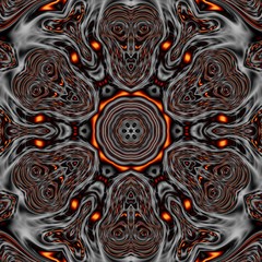 Abstract round pattern