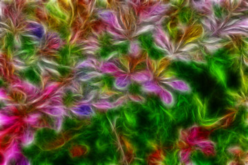 Fototapeta na wymiar Abstract background from bright colorful flowers. Beautiful fabulous background