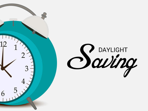 Daylight Savings Time With Clock Concept