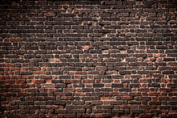 Very large brick wall background