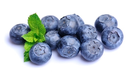 Sweet blueberries .