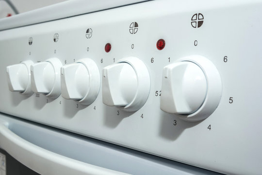 Control panel of gas stove