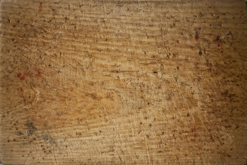 Close up view, stratched old wood background