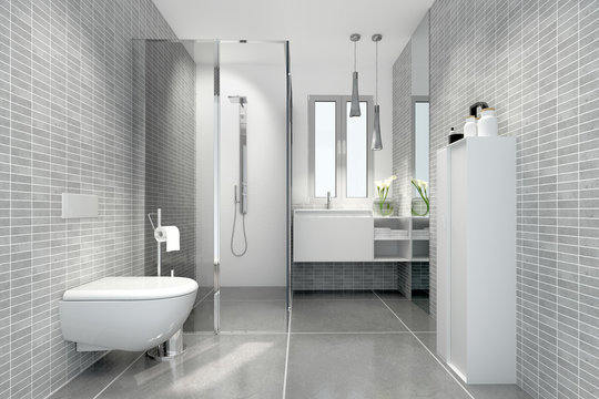 klein raffiniert modern Bad Badezimmer Duschbad Minibad