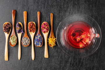 きれいになるハーブティー Colorful blend herb tea
