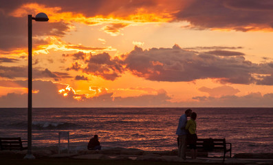 Obraz premium Sunset Love