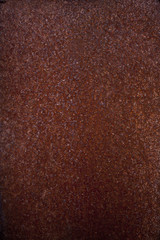Old rusty sheet of iron close up abstract texture background