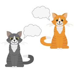 Obraz premium Cat vector illustration
