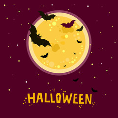 Halloween vector illustration.