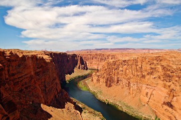 Fototapeta na wymiar Glen Canyon view in the western part of the USA
