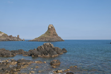 Zyklopeninseln, Aci Trezza, Catania, Sizilien, Italien
